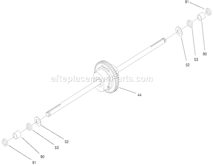Page V Diagram and Parts List for 77106 200000001-200999999 - 2000 Toro Lawn Tractor