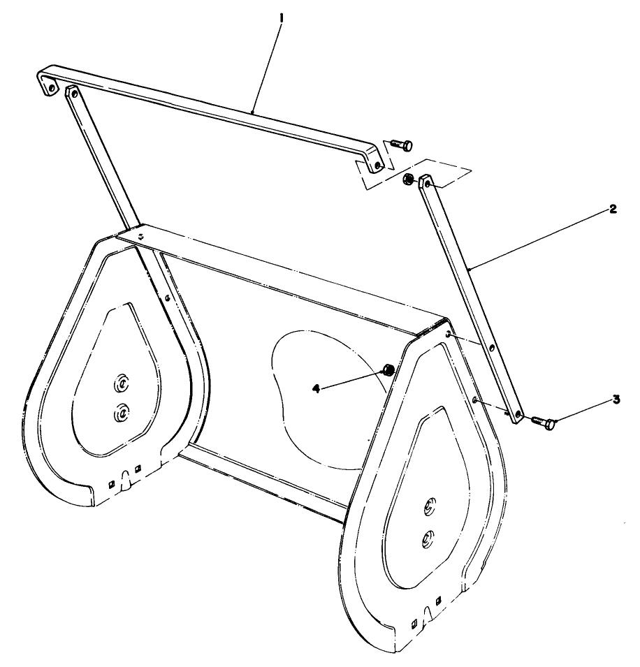 Drift Breaker Kit No. 37-7020 (Optional) Diagram and Parts List for 38035 8000001 - 8999999 Toro Snow Blower