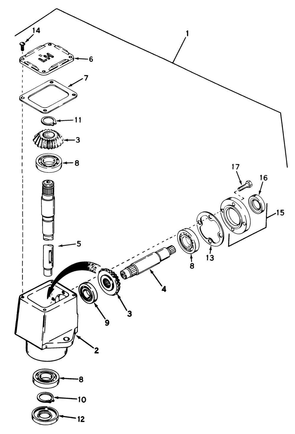 Grass Collection System Model No. 30751 (Optional)(Continued) Gear Box Assembly Model No. 4398-P91 Diagram and Parts List for 30754 60402 - 69999 Toro Lawn Tractor