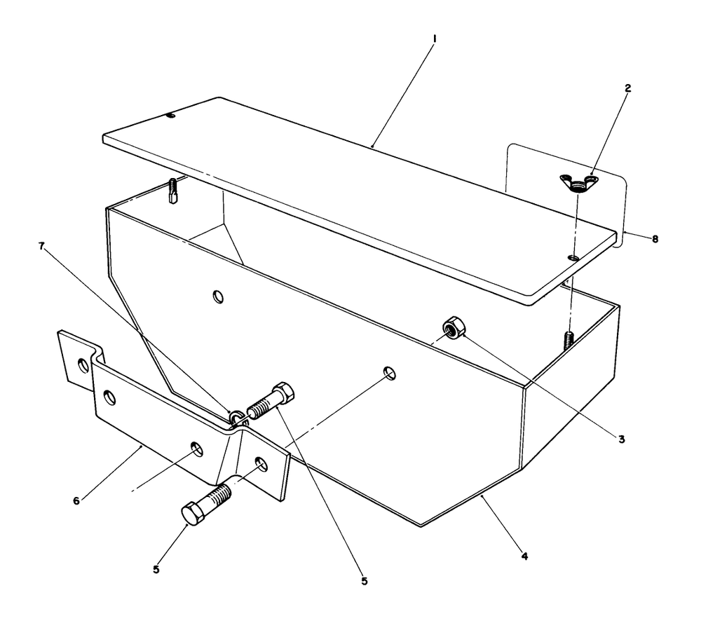 Snow Thrower 1 Diagram and Parts List for 30754 (800001-899999)(1988) Toro Lawn Tractor