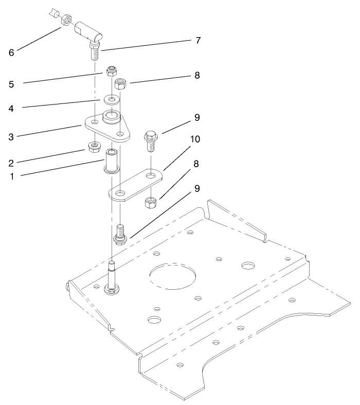 Front Smart Turn Assembly Diagram and Parts List for 73580 9900001 - 9999999 Toro Lawn Tractor