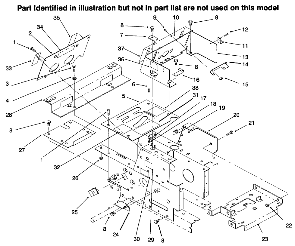 Hoodstand, Console Diagram and Parts List for 73422 6900001 - 6999999 Toro Lawn Tractor