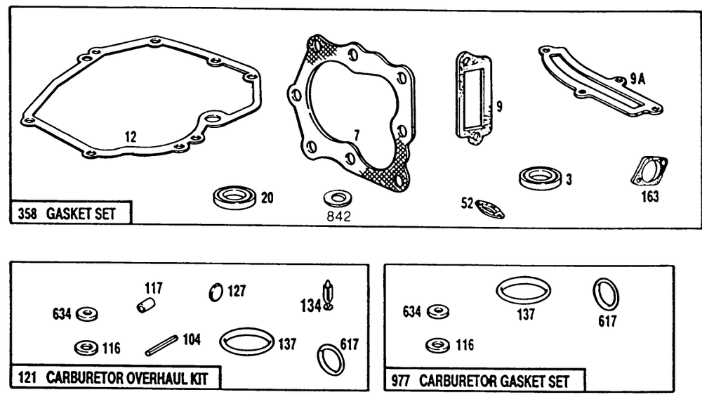 Engine Model 124702-3115-01 Diagram and Parts List for 20668 0000001 - 0999999 Toro Lawn Mower