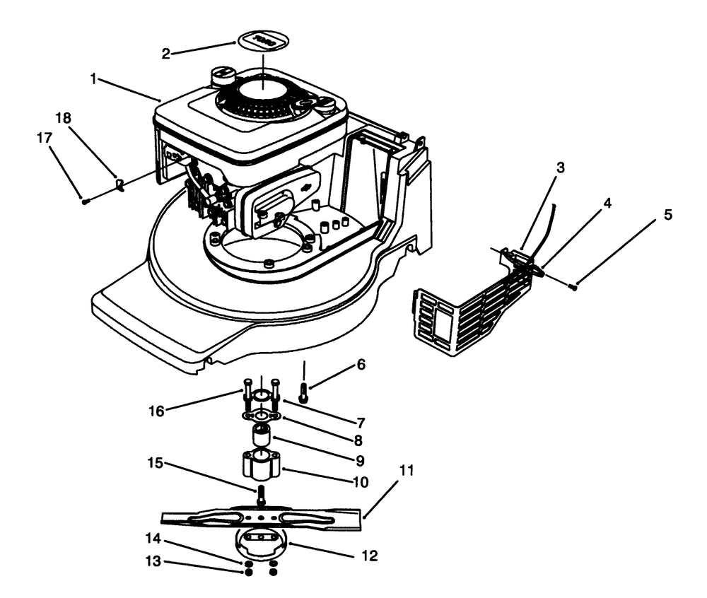 Engine Assembly (Serial No. 3000001-3001001) Diagram and Parts List for 20902B 3900001 - 3999999 Toro Lawn Mower