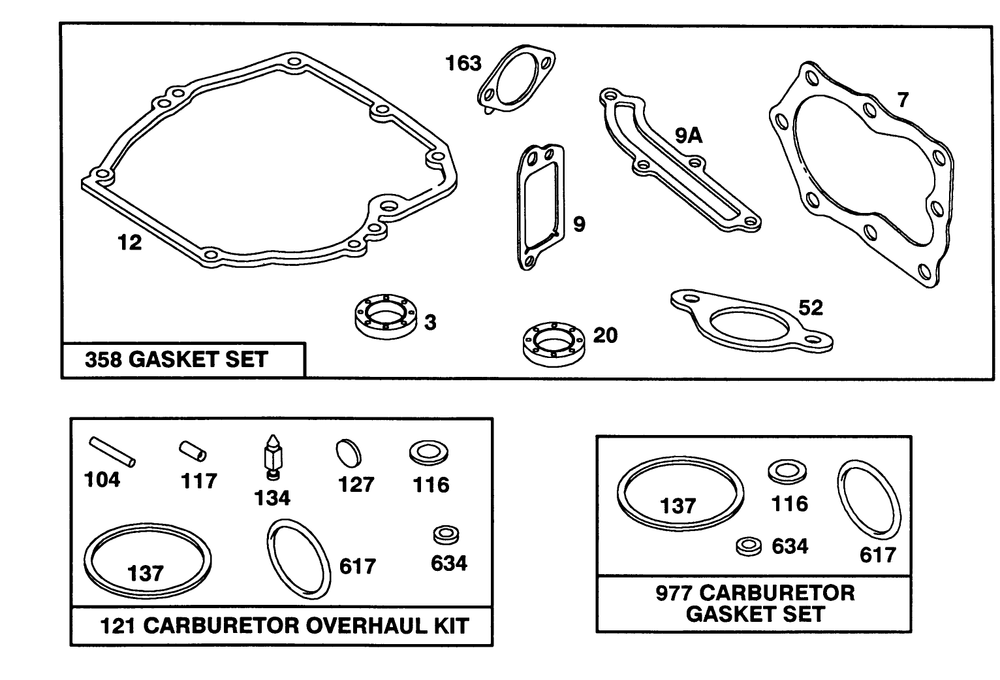 Engine Briggs & Stratton Model 124702-3115-01 Diagram and Parts List for 20213 2000001 - 2999999 Toro Lawn Mower