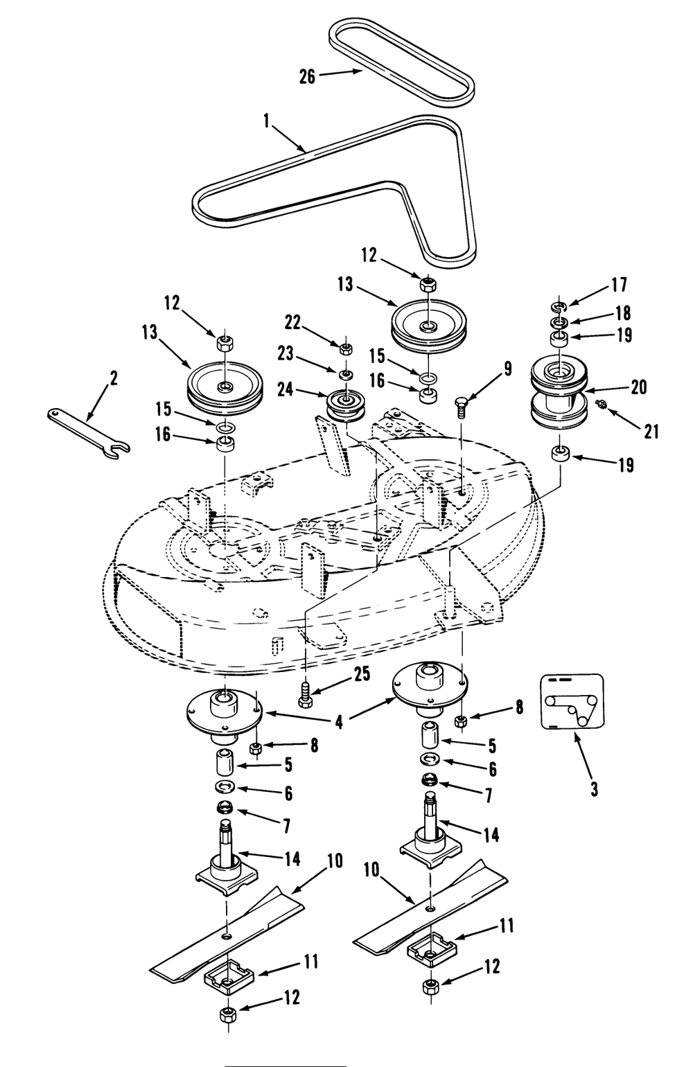 Side Discharge Mower-38 In. (97 Cm) Vehicle Identification Number 05-38sy01 Diagram and Parts List for 05-42SY01  Toro Lawn Mower
