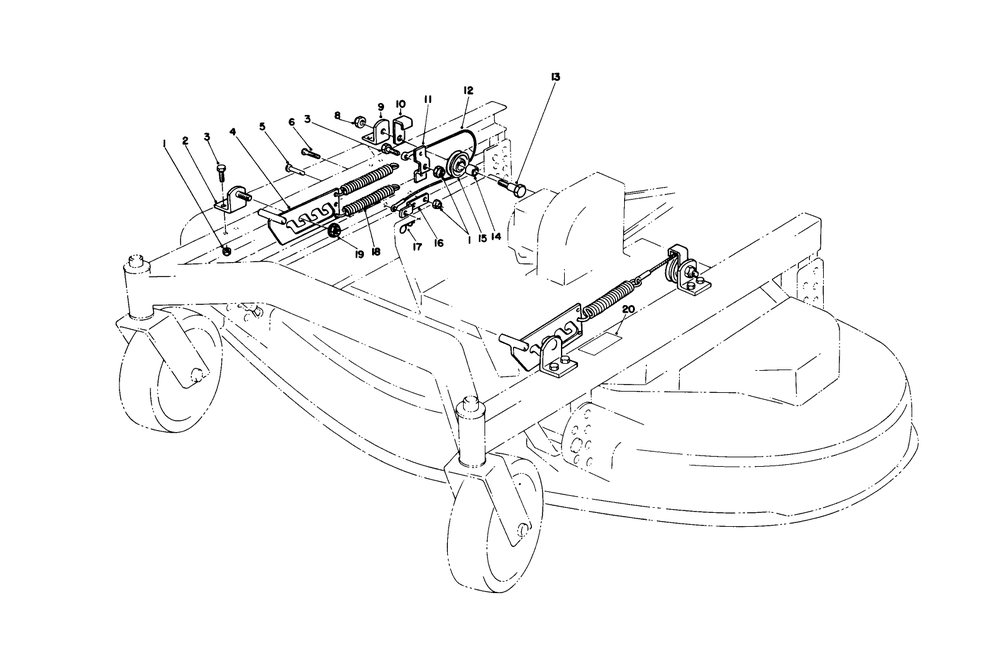 Cutting Unit Flotation Kit (For Cutting Units 30544 & 30753) Diagram and Parts List for 30759 6000001 - 6999999 Toro Lawn Tractor Accessories
