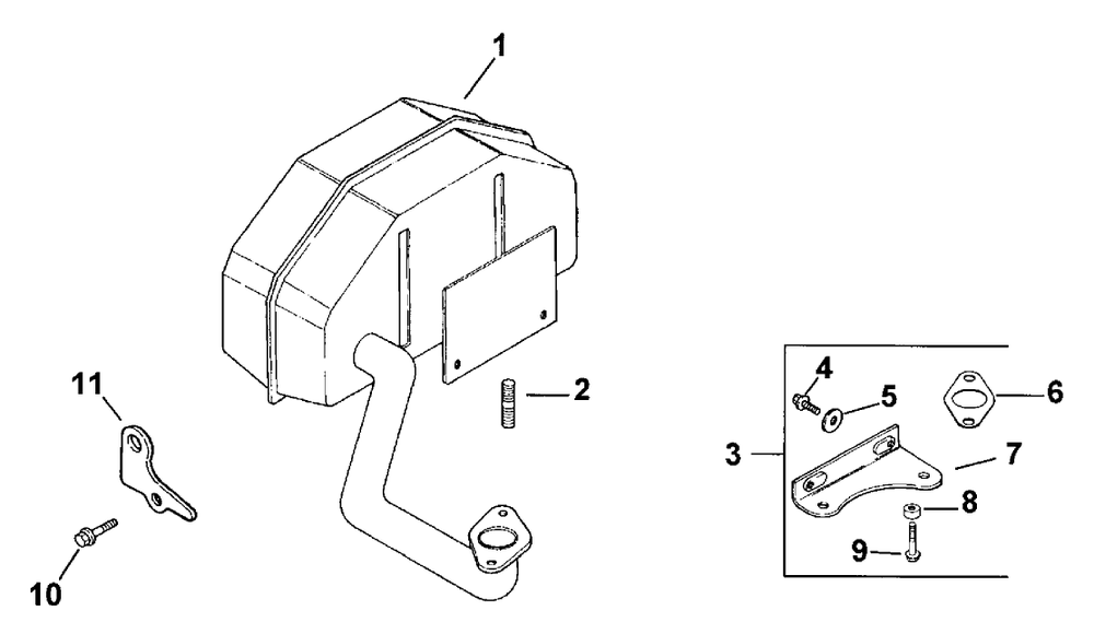 Exhaust-Engine Kohler Model No. Cv131 Spec 21524 Diagram and Parts List for 30159 795101 - 799999 Toro Lawn Tractor Accessories