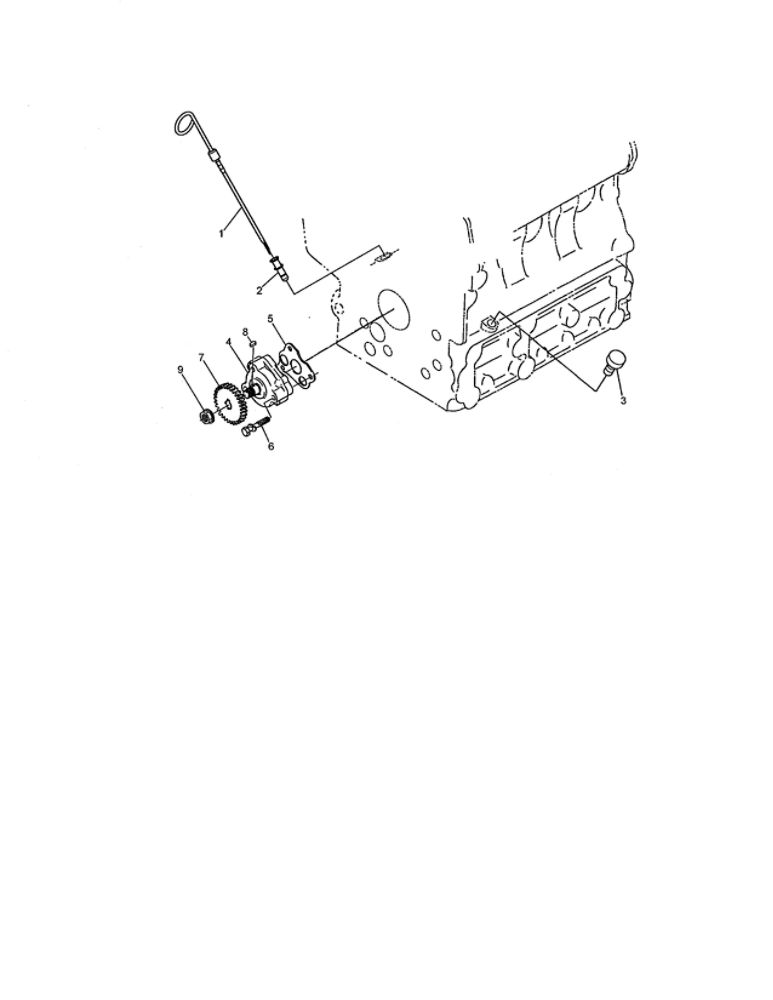 Dipstick/Guide/Oil Pump Diagram and Parts List for 74264 260000001 AND UP Toro Lawn Mower
