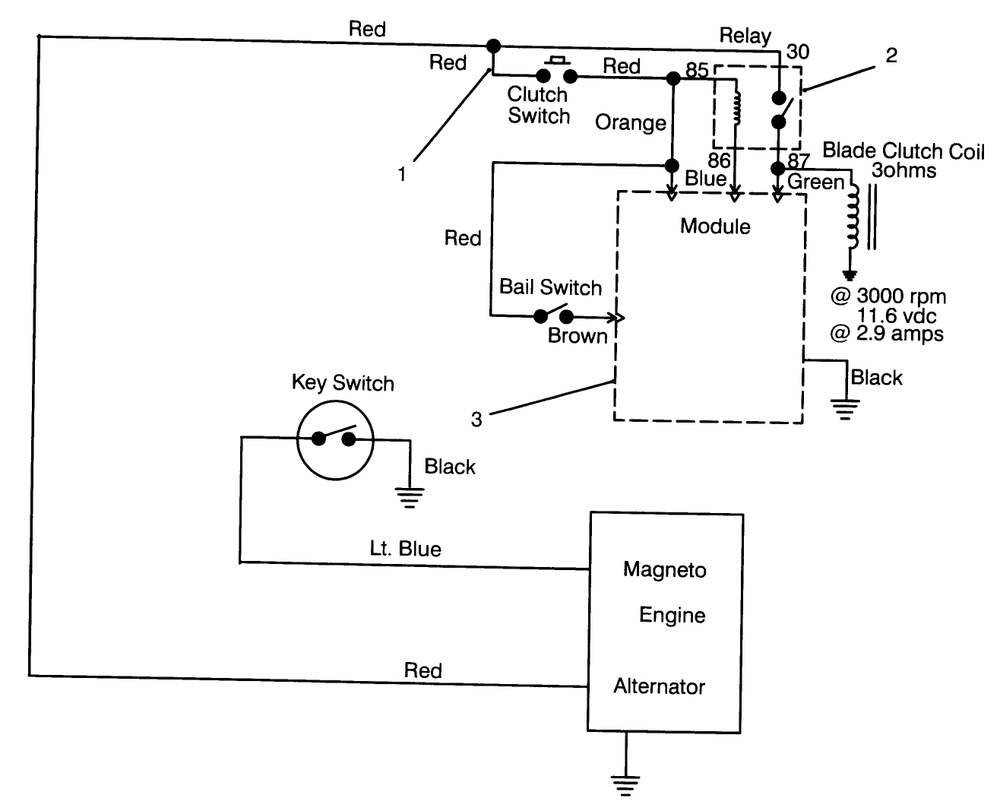Electric Schematic Diagram and Parts List for 30157 690001 - 691407 Toro Lawn Tractor Accessories