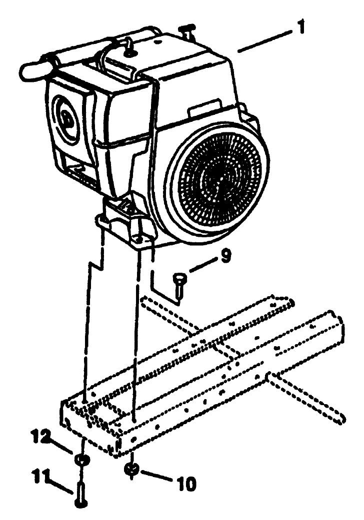 Engine Diagram and Parts List for R1-12K804 2000001 - 2999999 Toro Lawn Tractor