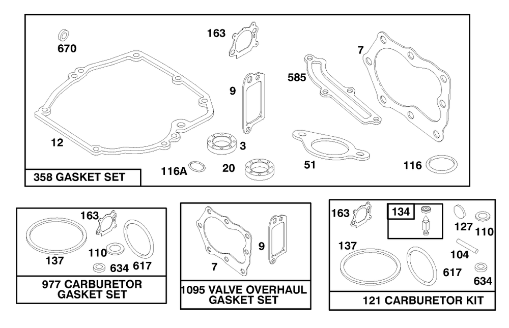 Engine Briggs And Stratton Model 12f802-1767-E1 Diagram and Parts List for 20914 8900001 - 8999999 Toro Lawn Mower