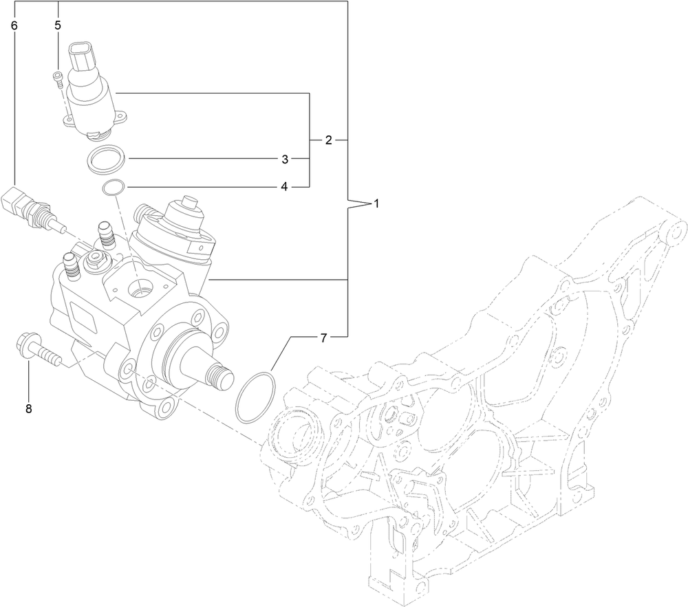 Fuel System Assembly Diagram and Parts List for 22370 413000000 - 414487256 Toro Lawn Tractor Accessories