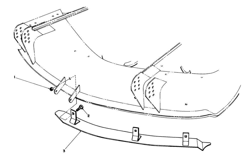 Baffle Kit Part No. 60-9030 (Optional) For (Model No. 30544) Diagram and Parts List for 30718 1000001 - 1999999 Toro Lawn Tractor