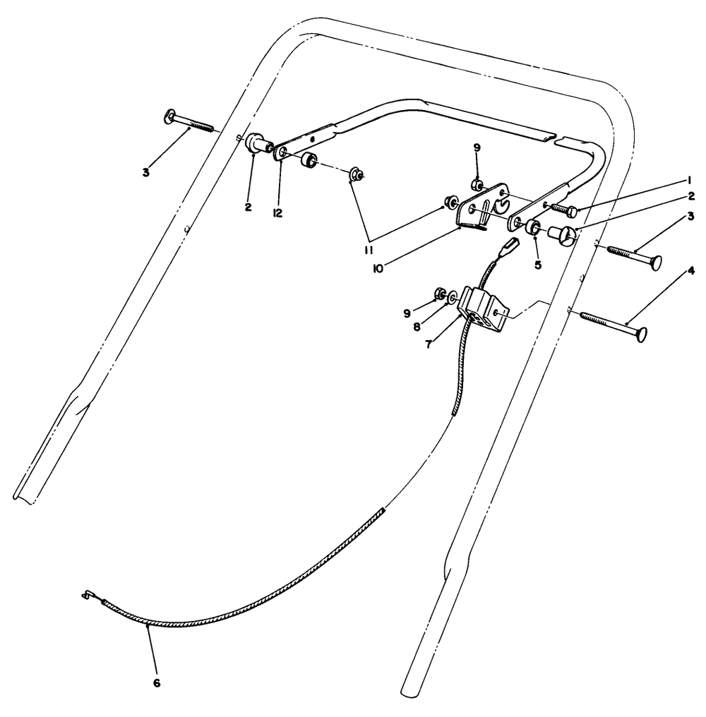 Traction Control Assembly Diagram and Parts List for 20563 0000001 - 0999999 Toro Lawn Mower