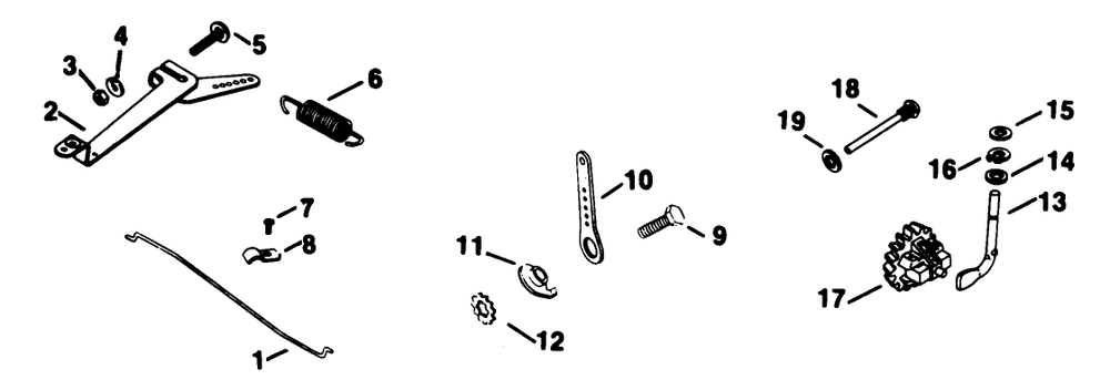 Governor-Kohler Engine Model No. Kt17qs Type No. 24324 (Continued) Diagram and Parts List for 30754 7000001 - 7999999 Toro Lawn Tractor