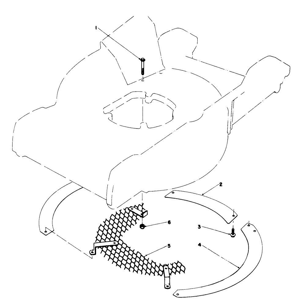 Leaf Shredder Kit No. 59100 (Optional) Diagram and Parts List for 20758 3000001 - 3999999 Toro Lawn Mower