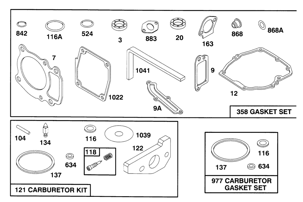 Engine Gts 150 Diagram and Parts List for 20820BC 5900001 - 5999999 Toro Lawn Mower