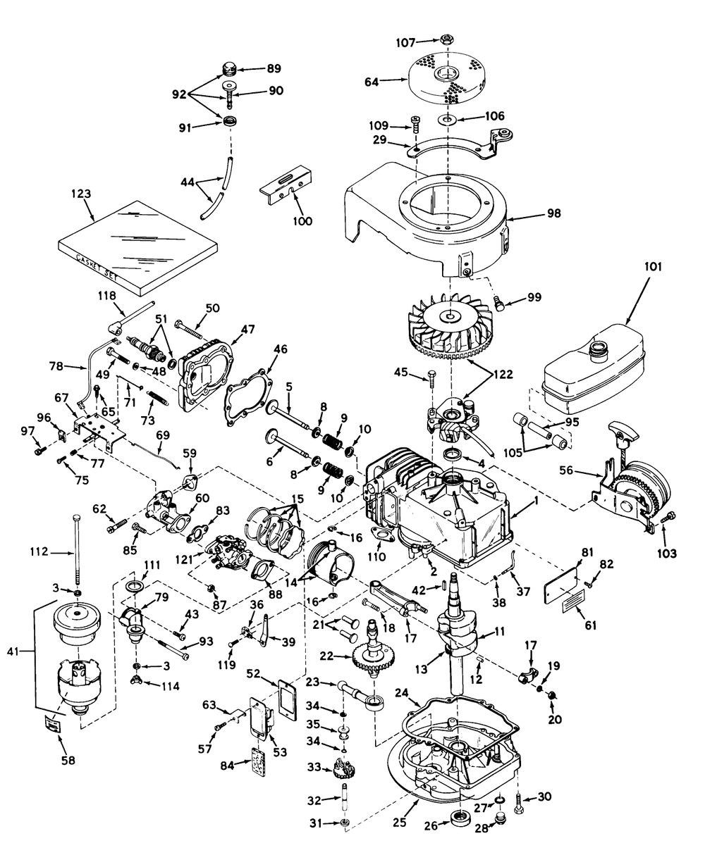 Engine Model No. Lav30-30360g Diagram and Parts List for 18212 8000001 - 8999999 Toro Lawn Mower