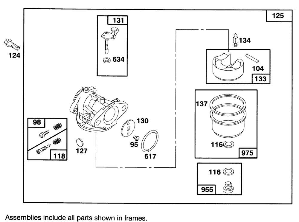 Engine Briggs & Stratton Model 127802-0514-21 Diagram and Parts List for 20801BC 4900001 - 4999999 Toro Lawn Mower