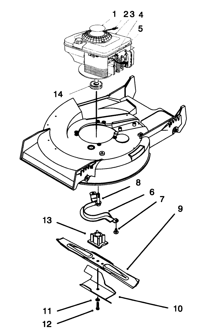 Engine Assembly Diagram and Parts List for 20437 49000001 - 49999999 Toro Lawn Mower