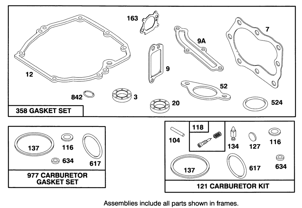 Engine Briggs & Stratton Model 127802-0514-21 Diagram and Parts List for 20801BC 4900001 - 4999999 Toro Lawn Mower