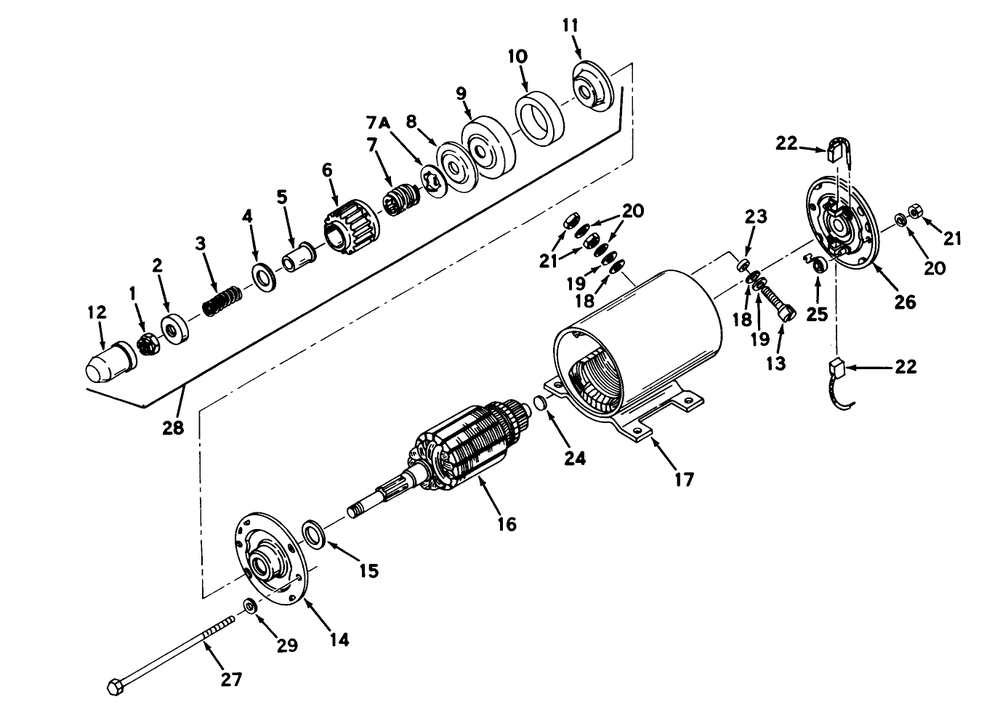 Electric Starter No. 32468b Diagram and Parts List for 57003 3000001 - 3999999 Toro Lawn Tractor