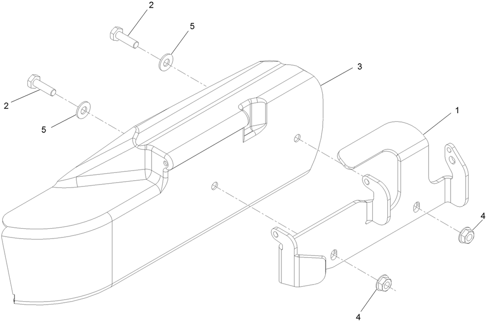 Side Deflector Assembly Diagram and Parts List for 34230 400000000-408787720 Toro Spreader