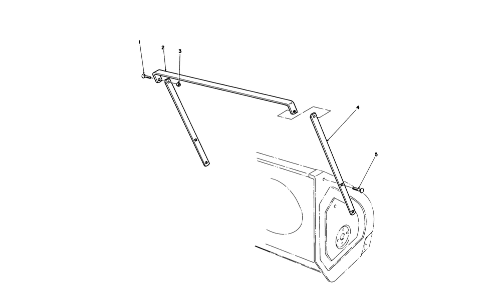 Drift Breaker Assembly (Optional) Diagram and Parts List for 38566 1000001 - 1999999 Toro Snow Blower