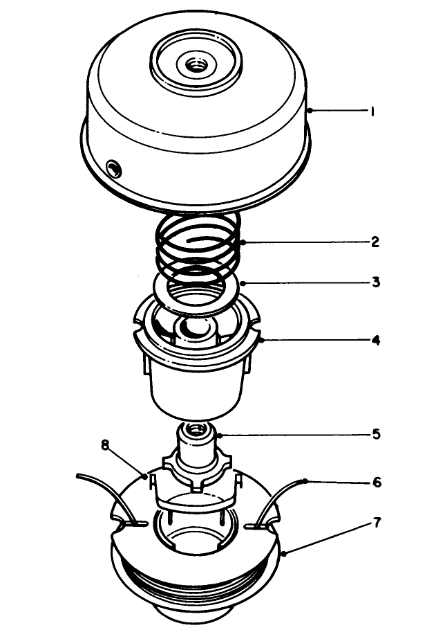 Tap & Trim Head 46-2800 (Optional) Diagram and Parts List for 51644 5000001 - 5999999 Toro Trimmer