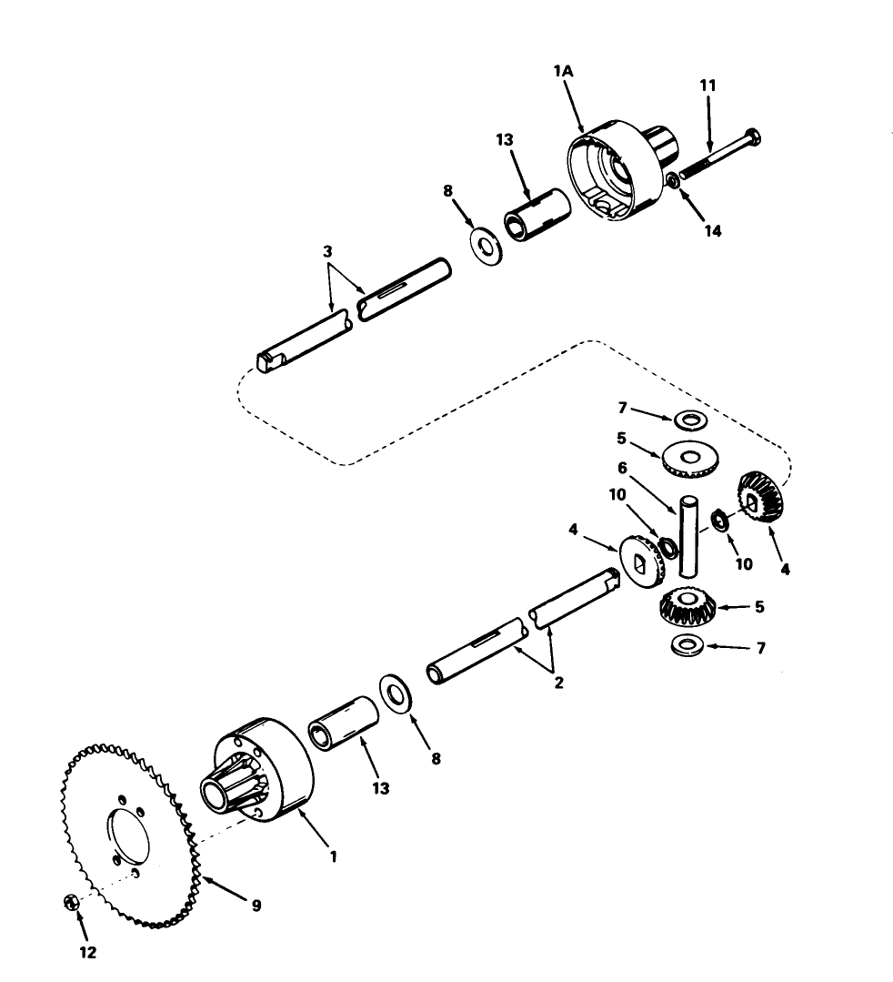Differential Model 100-024 Diagram and Parts List for 56170 5000001 - 5999999 Toro Lawn Tractor Accessories
