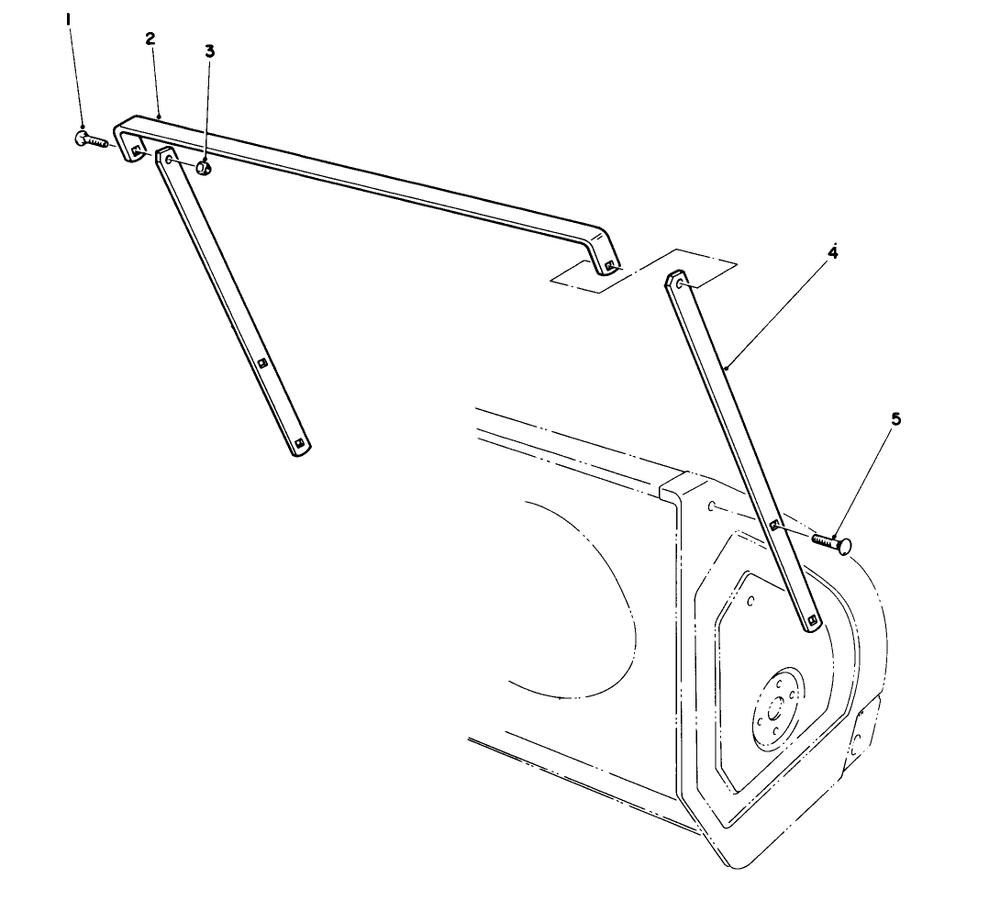 Drift Breaker Assembly (Optional) Diagram and Parts List for 38570 0000001 - 0999999 Toro Snow Blower