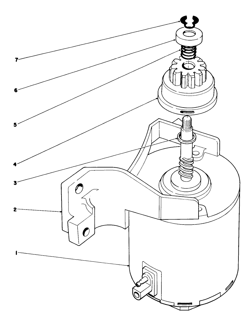 Starter Assembly Diagram and Parts List for 20715C 5000001 - 5999999 Toro Lawn Mower