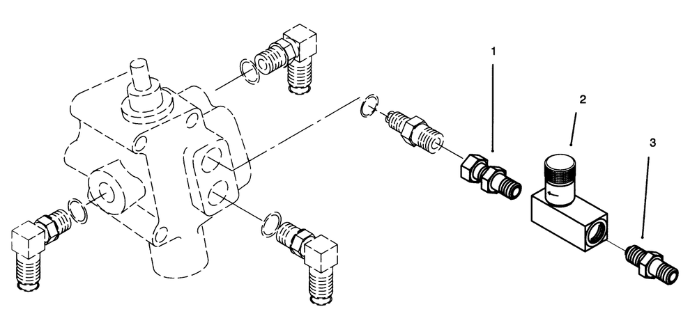 Control Valve Kit #93-7158 Diagram and Parts List for 30761 690001 - 699999 Toro Snow Blower