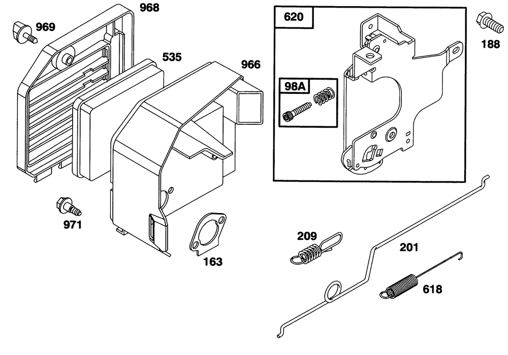 Engine Gts 150 Diagram and Parts List for 22150 5900001 - 5999999 Toro Lawn Mower