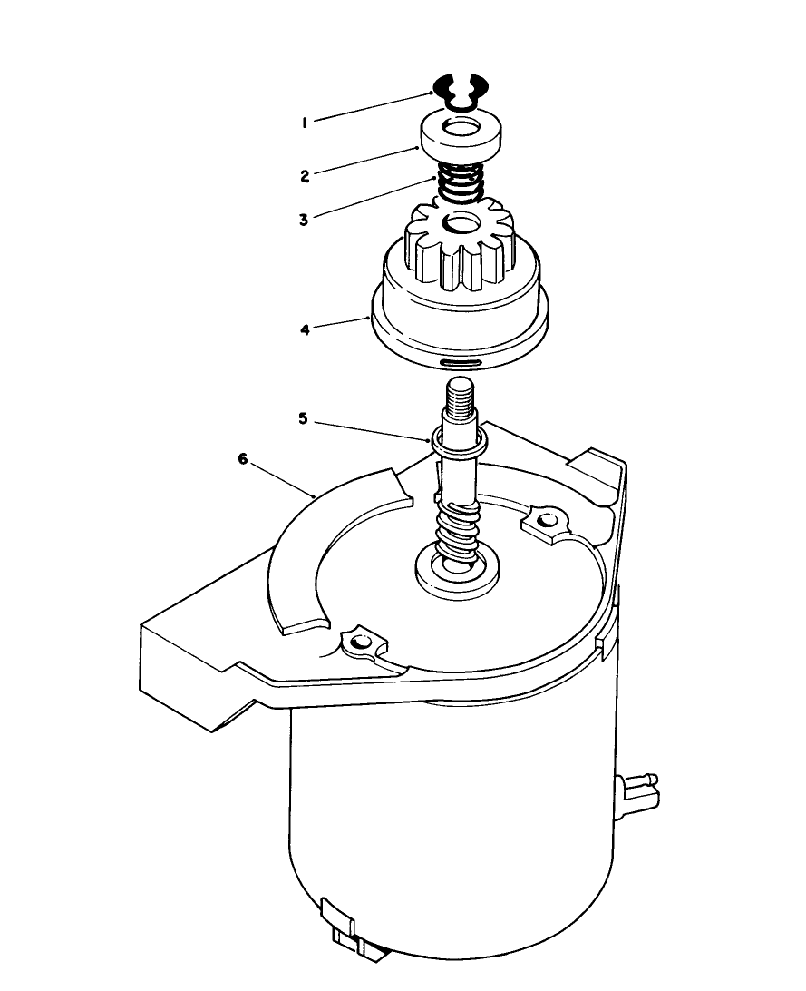 Starter Motor Assembly No. 53-4500 Diagram and Parts List for 20624C 8000001 - 8999999 Toro Lawn Mower