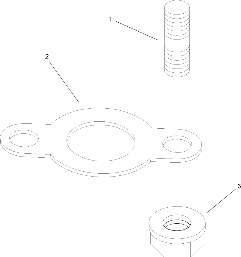 Exhaust Assembly Diagram and Parts List for 74291 (280000001-280999999)(2008) Toro Lawn Mower
