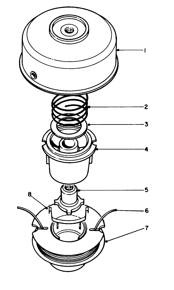 Dual Line Tap & Trim Head No. 46-2800 (Optional) Diagram and Parts List for 51643 6000001 - 6999999 Toro Trimmer