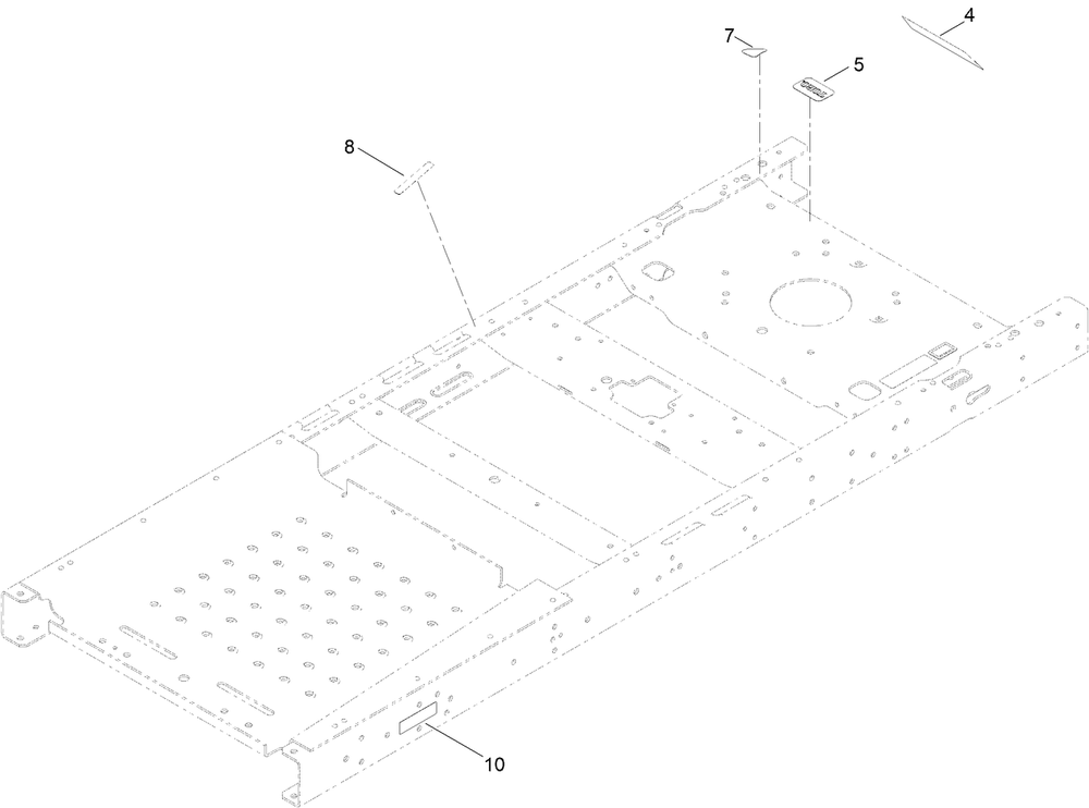 Model Specific Decal Assembly Diagram and Parts List for 75313 410000000 - 412325116 Toro Lawn Tractor
