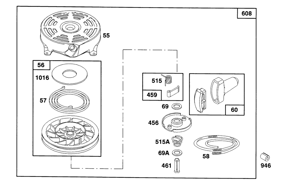 Engine Model 124702-3115-01 Diagram and Parts List for 20668 1000001 - 1999999 Toro Lawn Mower