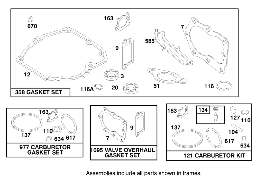 Engine Briggs & Stratton Model 12f802-1767-E1 Diagram and Parts List for 20803 8900001 - 8999999 Toro Lawn Mower