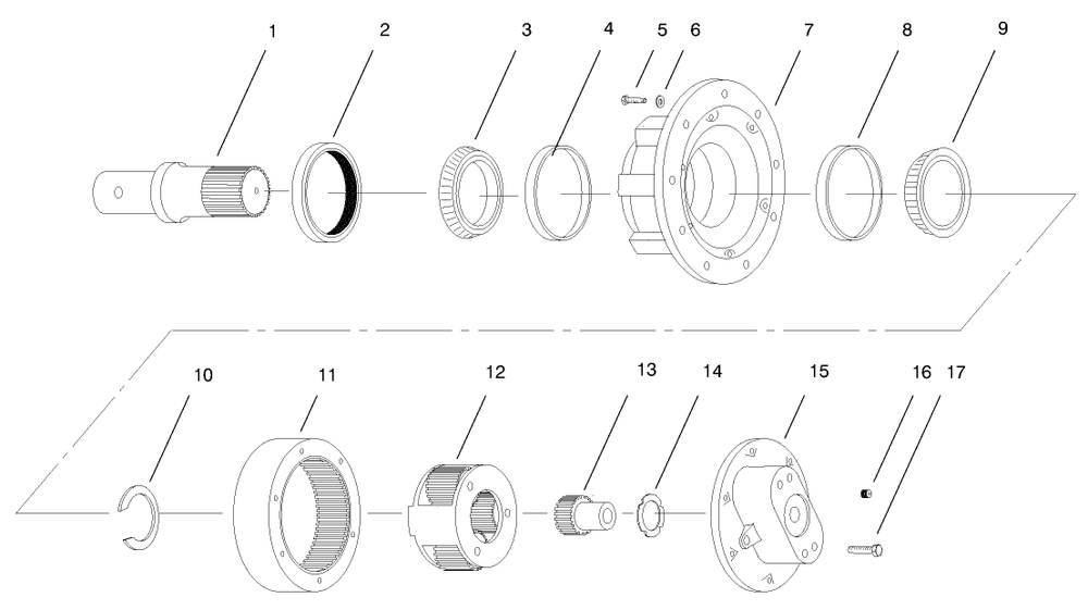 Planetary Gear Assembly No. 98-8260 Diagram and Parts List for 22400 990001 - 999999 Toro Lawn Tractor Accessories
