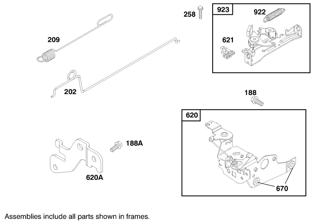 Engine Briggs & Stratton Model 12h802-1758-E1 Diagram and Parts List for 20452 8900001 - 8999999 Toro Lawn Mower