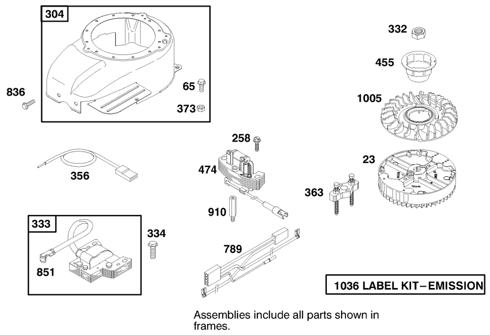Engine Gts-200 Diagram and Parts List for 26639 8900001 - 8999999 Toro Lawn Mower
