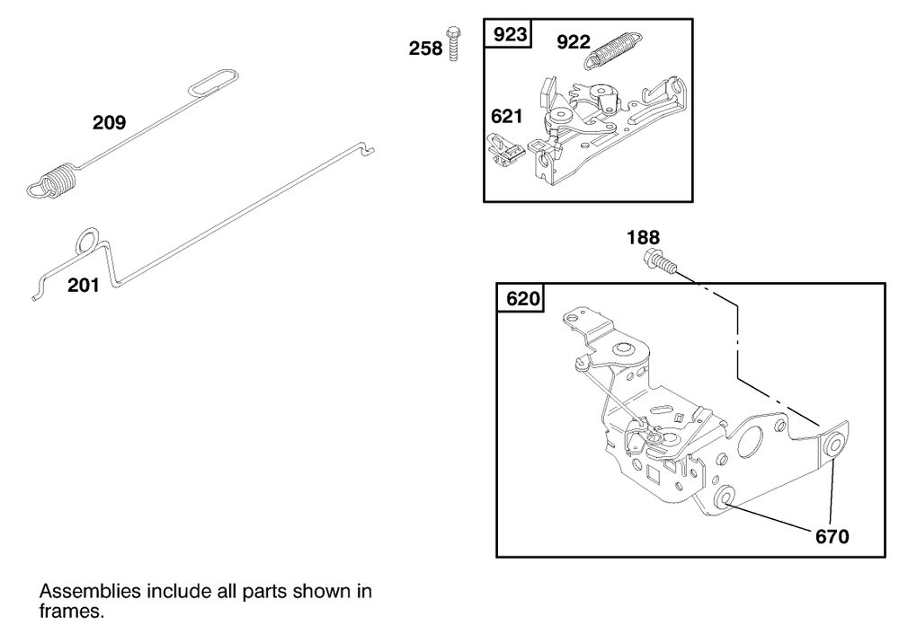 Engine Briggs & Stratton Model 12u802-1739-E1 Diagram and Parts List for 20716 8900001 - 8999999 Toro Lawn Mower