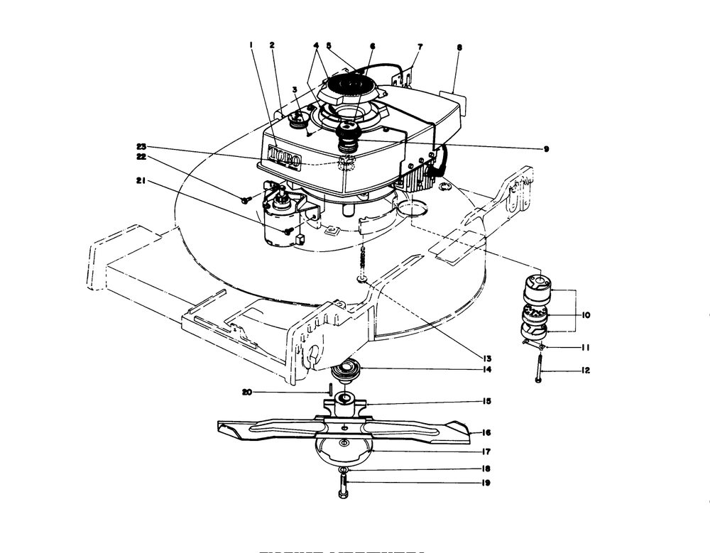 Engine Assembly Diagram and Parts List for 20690 8000001 - 8999999 Toro Lawn Mower