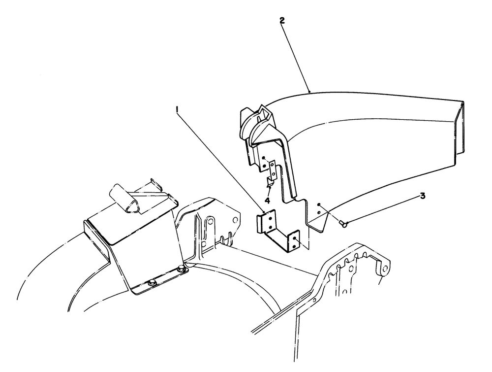 Side Discharge Kit No. 59107 (Optional) Diagram and Parts List for 20574 8000001 - 8999999 Toro Lawn Mower
