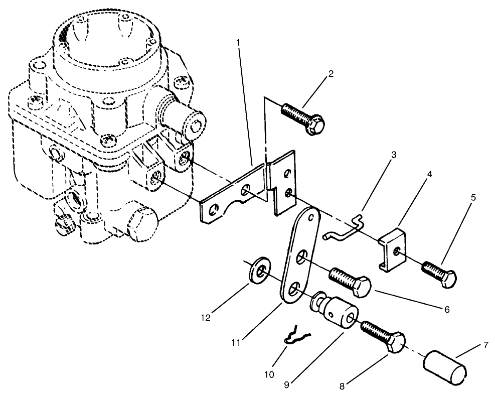 Choke Control Diagram and Parts List for 73502 7900001 - 7999999 Toro Lawn Tractor