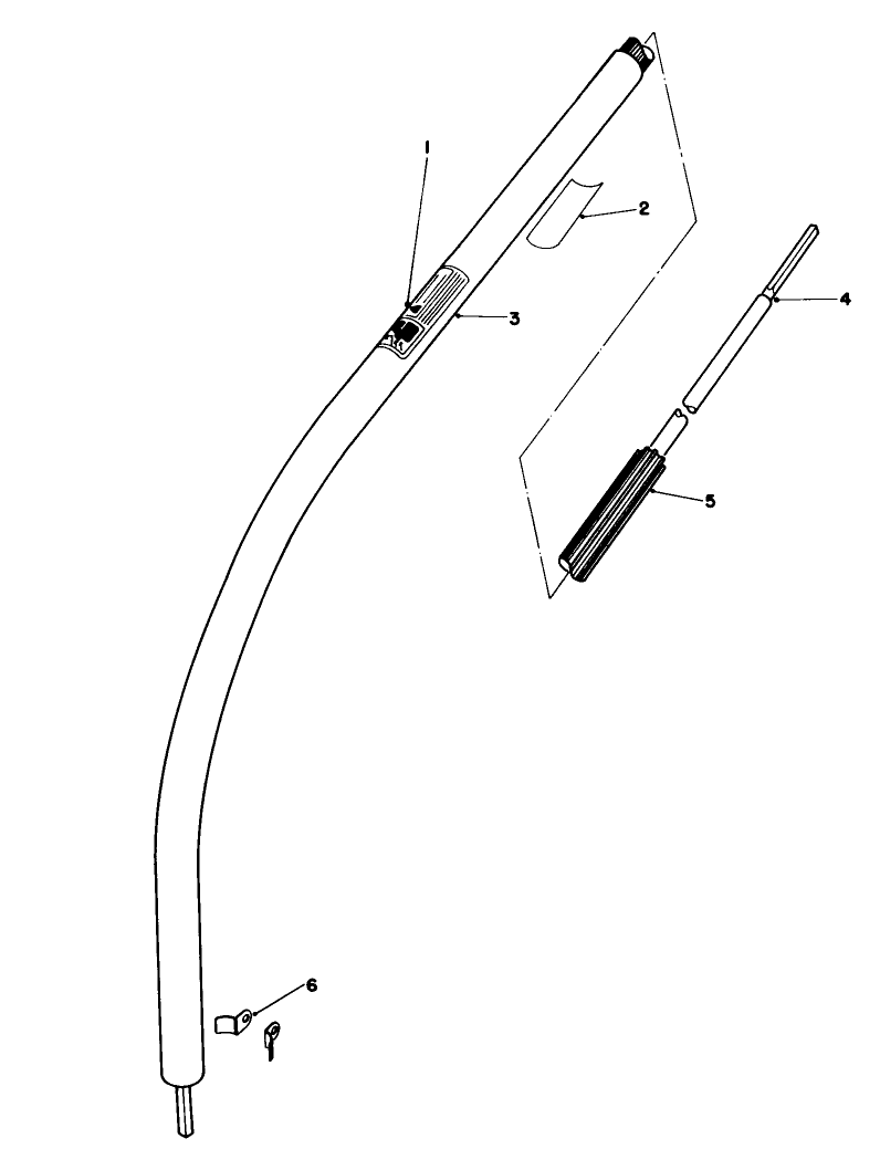 Shaft & Tube Assembly Diagram and Parts List for 51613 3000001 - 3999999 Toro Trimmer