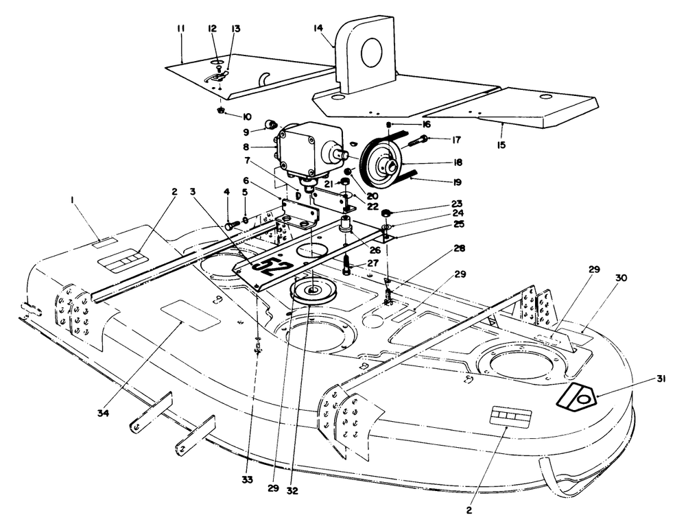 Cutting Unit Model No. 30753 (Continued) Diagram and Parts List for 30718 0000001 - 0999999 Toro Lawn Tractor